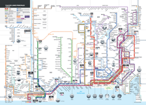 Plan schématique Lignes d'Azur 2024